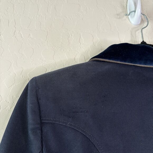 Dolce Gabbana Navy Corduroy Patch Blazer - Picture 5 of 11